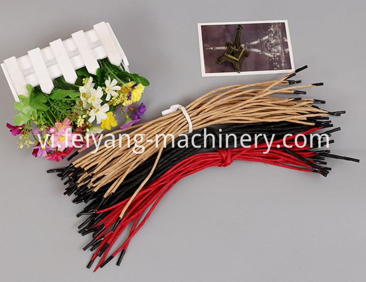 Dây giấy xoắn màu nâu cho tay cầm túi Brown Color Twisted Paper Cord for Bag Handles